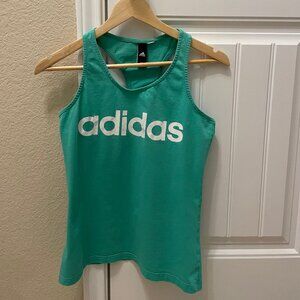 Adidas tank top, S, green